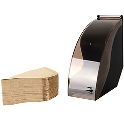 Wewoo Porte-papier filtre Boîte de papier conique Stockage du support de pour outils de café avec couvercle de protection contre la poussière