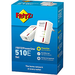 Avis FRITZ!Powerline 510E Set International 500 Mbit/s Ethernet/LAN Blanc 2 pièce(s)