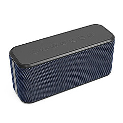 Yonis Enceinte Bluetooth 80W Extérieure Subwoofer TWS TF U Diske Enceinte Bluetooth Puissante 80W Étanche IPX5 Autonomie 12H TWS Son HiFi Bleu YONIS