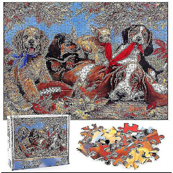 Universal Puzzle de puzzle pour animaux de compagnie, 1000 PCS Puzzle de décompression pédagogique, décoration murale