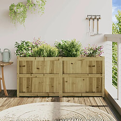 Avis Maison Chic Jardinière,Bac à fleurs - pot de fleur 150x50x70 cm bois de pin imprégné -GKD93588