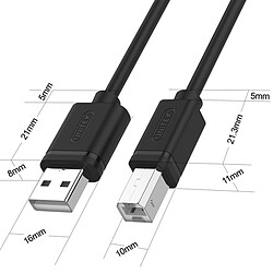 Acheter Unitek USB-A - micro-B 2 m Noir (Y-C4001GBK)