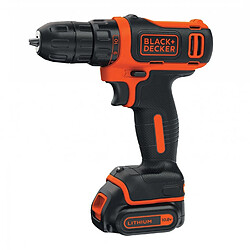 Black & Decker BDCDD12 Perceuse Visseuse sans fil 10.8V avec 1 x batterie 1,5 Ah