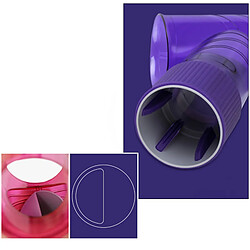 Acheter Sèche-cheveux Wind Curl Diffuser Salon Hair Roller Drying Cap Purple