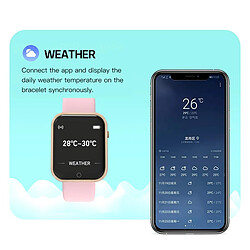 Yonis Montre Connectée IP67 Étanche Cardio Podomètre pas cher