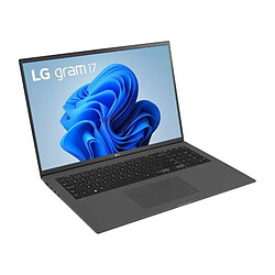 PC Ultra Portable - LG - Gram - 17Z90Q-G.AA76F - 17 FHD+ - Intel Core i7 - RAM 16 Go - Stockage 512 SSD - Win 11 Home+ - AZERTY 