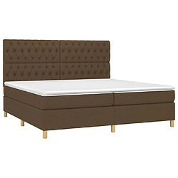 Avis Sommier à lattes,Cadre à lattes de lit pour Adulte matelas et LED Marron foncé 200x200 cm -MN93341