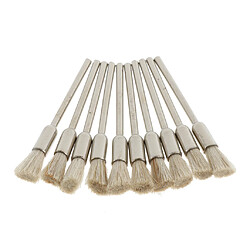 Brosse à meule de 10 pièces polissage die meuleuse poli foret forme de stylo blanc