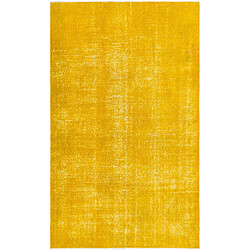 Vidal Tapis de laine 234x142 jaune Ultra Vintage