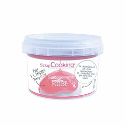 Scrapcooking Glaçage goût fruité effet miroir rose 300 g 