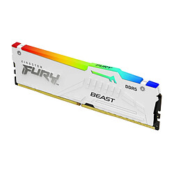 Mémoire RAM Kingston FURY Beast White RGB 16 GB DDR5 cl34 