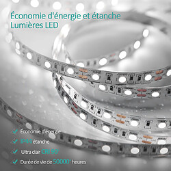 Avis EMKE Miroir de salle de bain LED avec Loupe 3 Fois 100x60cm | Loupe 3x, Interrupteur Tactile | Lumière Blanche Froide