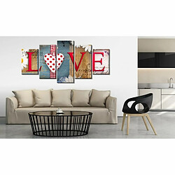 Paris Prix Tableau Imprimé LOVE Handmade 100 x 200 cm