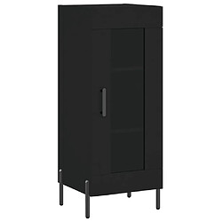 vidaXL Buffet Noir 34,5x34x90 cm Bois d'ingénierie