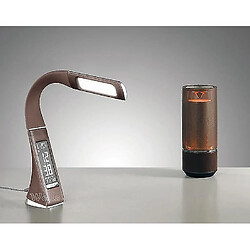 Universal Lampe LED en cuir, marron.(brun)