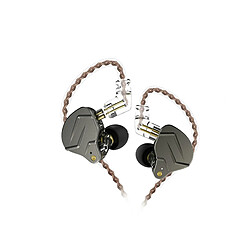 LUUCOZK Écouteurs intra-auriculaires KZ-ZSNpro à double dynamique 2 broches - Gris 