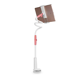 Universal Blanc Noir Porte-téléphone Porte-téléphone à bras long réglable Porte-téléphone Porte-téléphone Paresseux Live Porte-téléphone Porte-tablette de bureau | Porte-téléphone Représentant (rose)