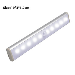 Acheter Universal Capteur infrarouge humain intelligent de 2W 10 AAA GRATUIT 4 * Batterie AAA LED Cabinet de nuit de la lumière de la lumière de la lumière de la lumière de la lumière (lumière chaude)