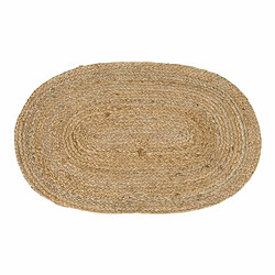 House Nordic Tapis oval en jute naturel 50 x 80 cm 