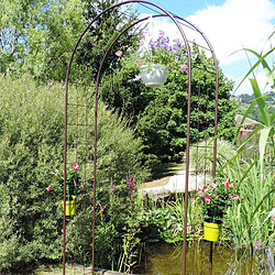 Cemonjardin Arche de jardin treillage en fer petit modèle - Louis Moulin