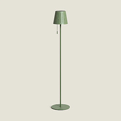 Ledkia Lampadaire LED Extérieur Solaire 3W Banate Vert Céladon