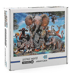 Universal Copoz Animal World Puzzle Puzzle pas cher