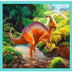 Trefl Puzzle 10in1 Meet all the dinozaurs 90390 pas cher