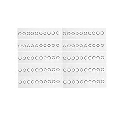 Wewoo Pour iPhone 6s et 6s Plus 100 PCS pièce détachée Adhésif Autocollant Clés Latérales