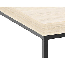 Avis Lisa Design Alamosa - table basse - effet travertin - 60 cm