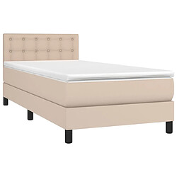 Avis Sommier à lattes et LED,Cadre à lattes de lit avec matelas pour Adulte Cappuccino 90x200cm -MN47026