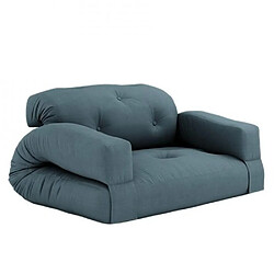 Inside 75 Canapé futon convertible HIPPO SOFA couleur bleu pétrole 