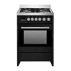 Cuisiniere mixte - AMICA - ACME2005N - 4 feux - 90-95 x 60 x 60 cm - Noir