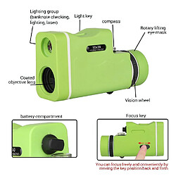 Acheter Télescope Astronomique 10X Vision Nocturne Compact Avec Boussole Et Laser YONIS