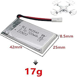 Acheter 4 Pièces Batterie Lipo Rechargeable (3.7V, 720mAh Lipo) pour Drones Rc Quadricoptères Syma X5 X5C X5SC X5SW, Cheerson CX-30W, Skytech M68, Wltoys F949