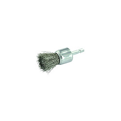 BROSSE PINCEAU TECHNIC TIVOLY fil inox - décapage de l'inox, métal 24 pour perceuse 