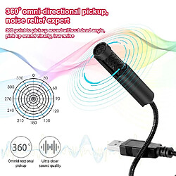 Wewoo SF-558 Microphone d'enregistrement stéréo à condensateurstudio professionnelUSBlongueur de câble 15cm noir pas cher