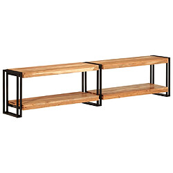 Maison Chic Meuble TV scandinave - Banc TV pour salon 180x30x40 cm bois d'acacia massif -MN10099