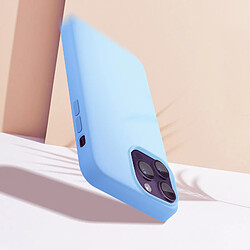 Avis Coque pour iPhone 14 Pro Semi-rigide Fine Légère Intérieur Doux Moxie bleu acier