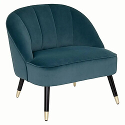 Atmosphera, Createur D'Interieur Fauteuil Bleu canard - ATMOSPHERA