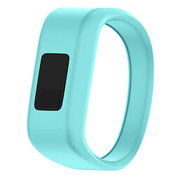 Wewoo Bracelet pour montre connectée Dragonne en silicone sport Garmin Vivofit JRtaille petite vert menthe 