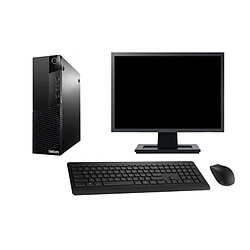 PC Lenovo M83 SFF Ecran 19" Intel G3220 RAM 16Go Disque Dur 1To Windows 10 Wifi