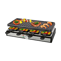 Raclette gril 8 personnes Clatronic RG 3757 Noir