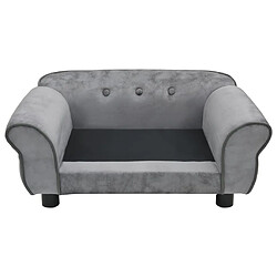 Avis Maison Chic Niche Canapé,Lit pour chien | Panier couchage pour chien Gris 72x45x30 cm Peluche -GKD83625