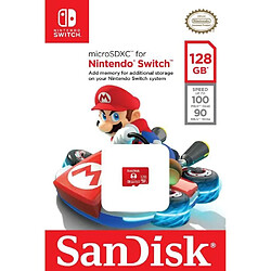 Avis Carte microSDXC SanDisk 128 Go pour Nintendo Switch