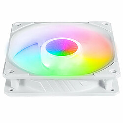 Universal Studio Canal Video Gie Cooler Master SickleFlow 120 ARGB White Edition 3-en-1 Ventilateurs de Boîtier PC - Contrôleur inclus, Compatible Carte Mère RGB Adressable, Pales Translucides, 62 CFM, 2,5 mmH2O, 8 à 27 dBA - ARGB pas cher