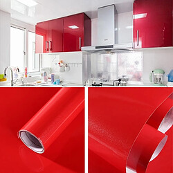 Wewoo Sticker mural Nacré PVC créatif brique Décoration Meubles Papier Peint Autocollants Chambre Salon Mur Étanche Rouleau De PeintTaille 60x500cm Rouge