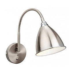 Luminaire Center Applique Bari, acier brossé / chrome Matèriau : Acier brossé, ChromeHauteur en Cm : 28Largeur en Cm : 13.6Profondeur en Cm : 33Nombre d'ampoules : 1Type d'ampoules : E14Puissance : 40WAmpoules in