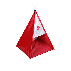 Dogi Tente tipi pour chien - Taille M - Rouge Dogi - Tente tipi pour chien - Taille M - Rouge - Design