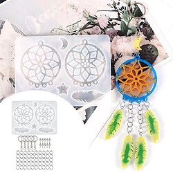 dream catcher silicone porte-clés moules résine époxy pas cher