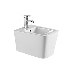 Karag Bidet blanc suspendu BOFY en porcelaine 53x36,5x31,5 cm